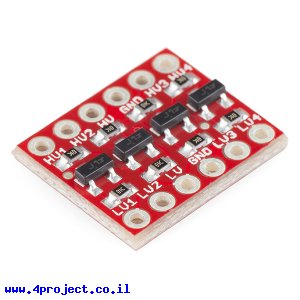 כרטיסון מתאם רמות לוגיות 4 ערוצים - SparkFun