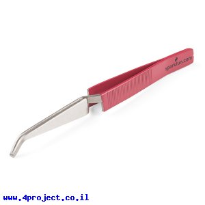 פינצטה ננעלת מעוגלת (ESD safe)