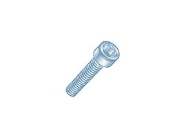 תמונה של מוצר בורג אלן 6-32 מגולוון באורך 1/4" - חבילה של 25