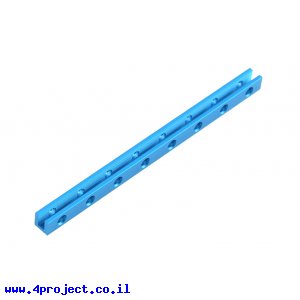 פרופיל אלומיניום 8x8 מ"מ - אורך 128 מ"מ