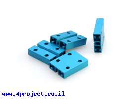 תמונה של מוצר פרופיל אלומיניום 8x24 מ"מ - אורך 32 מ"מ - דגם קודם