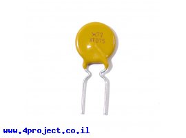 תמונה של מוצר פיוז מתאפס PTC - 72V/750mA
