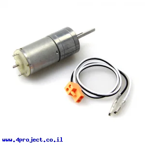 מנוע 25Dx52L מהירות 325rpm @ 6V של Makeblock