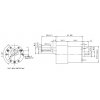 מנוע 37Dx53L מהירות 50rpm @ 12V של Makeblock
