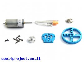 תמונה של מוצר מנוע 25Dx54L מהירות 185rpm @ 6V - ערכת התחברות