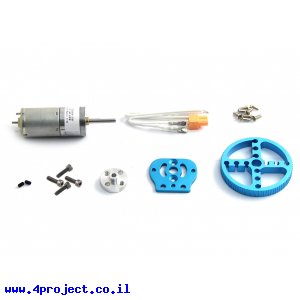 מנוע 25Dx54L מהירות 185rpm @ 6V - ערכת התחברות