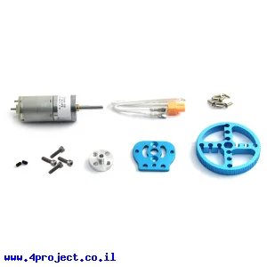 מנוע 25Dx54L מהירות 185rpm @ 6V - ערכת התחברות