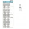 ספייסר פלסטיק 3.2/7 מ"מ - אורך 25 מ"מ