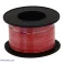 חוט רב גידי גמיש - AWG30 - אדום - 30 מטר