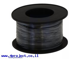 תמונה של מוצר חוט רב גידי גמיש - AWG30 - שחור - 30 מטר
