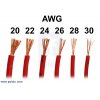 חוט רב גידי גמיש - AWG30 - שחור - 30 מטר