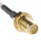 כבל מתאם RP-SMA זכר ל-RP-SMA נקבה - 25 ס"מ