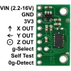 חיישן תאוצה שלושה צירים +/-3g דגם MMA7341 עם מייצב מתח