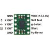 חיישן תאוצה שלושה צירים +/-3g דגם MMA7341 של Pololu