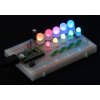 לד 5 מ"מ RGB מט עם דוחף זרם WS2811 - חבילה של 10