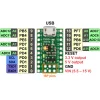 כרטיס פיתוח תואם Arduino A-Star 32U4 Micro