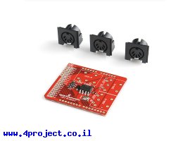 תמונה של מוצר מגן Arduino MIDI 2
