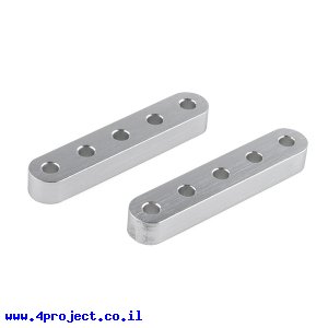 פס מחורר מאלומיניום - אורך 1.54" (1.915")