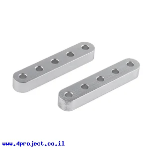 פס מחורר מאלומיניום - אורך 1.54" (1.915")