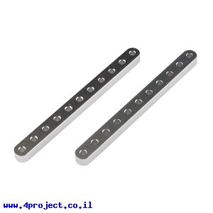 פס מחורר מאלומיניום - אורך 3.85" (4.225")