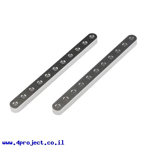 פס מחורר מאלומיניום - אורך 3.85" (4.225")
