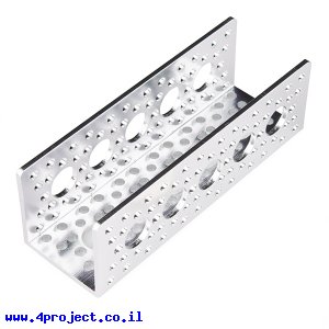 פרופיל אלומיניום של Actobotics - אורך 4.50" (114.3 מ"מ)