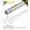 רכזת Hyper לתבנית חורים 16 מ"מ לבורג הנעה 8mm/8mm (goBILDA)