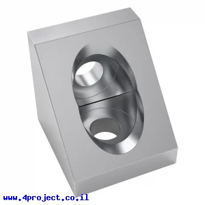 חיבור תמיכת זווית 90 מעלות, דגם (1-1), סדרה 1204 - חבילה של 2