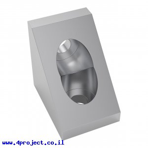 חיבור תמיכת זווית 90 מעלות, דגם (1-3), סדרה 1204 - חבילה של 2