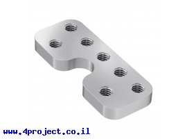 תמונה של מוצר חיבור שטוח דגם (1-1), סדרה 1225 - חבילה של 2