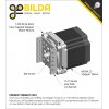 מחזיק מנוע צעד NEMA 23 מסדרת goBILDA