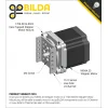 מחזיק מנוע צעד NEMA 23 מסדרת goBILDA