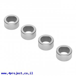 ספייסר אלומיניום 4.0/6.0 מ"מ - אורך 3 מ"מ - חבילה של 4