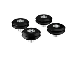 תמונה של מוצר גלגל W-Wheel לפרופיל goRAIL עם ספייסר מרכז 13 מ"מ - חבילה של 4
