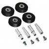 גלגל W-Wheel לפרופיל goRAIL עם ספייסר מרכז 24 מ"מ - חבילה של 4