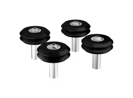תמונה של מוצר גלגל W-Wheel לפרופיל goRAIL עם ספייסר מרכז 24 מ"מ - חבילה של 4