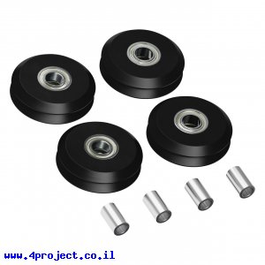 גלגל W-Wheel לפרופיל goRAIL עם ספייסר פנימי - חבילה של 4