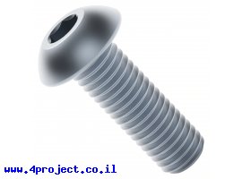 תמונה של מוצר בורג אלן ראש כפתור M4x12mm - חבילה של 25