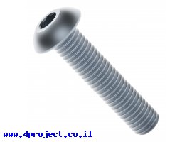 תמונה של מוצר בורג אלן ראש כפתור M4x18mm - חבילה של 25