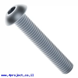 בורג אלן ראש כפתור M4x22mm - חבילה של 25