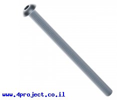 תמונה של מוצר בורג אלן ראש כפתור M4x55mm - חבילה של 25