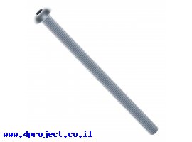 תמונה של מוצר בורג אלן ראש כפתור M4x60mm - חבילה של 25
