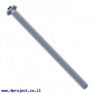 בורג אלן ראש כפתור M4x60mm - חבילה של 25