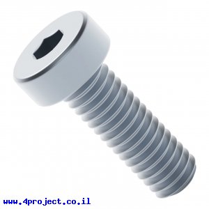 בורג אלן נמוך M4x12mm - חבילה של 25