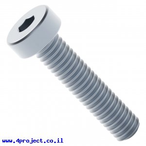 בורג אלן נמוך M4x18mm - חבילה של 25
