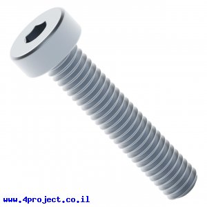 בורג אלן נמוך M4x20mm - חבילה של 25