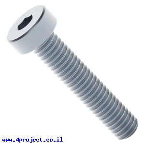 בורג אלן נמוך M4x20mm - חבילה של 25