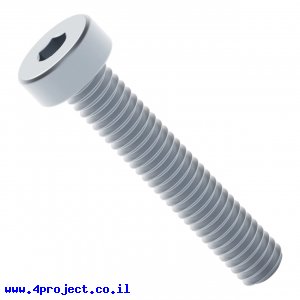 בורג אלן נמוך M4x22mm - חבילה של 25