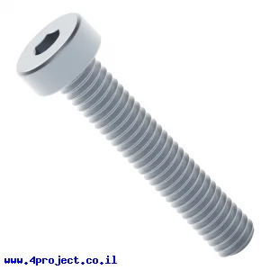 בורג אלן נמוך M4x22mm - חבילה של 25