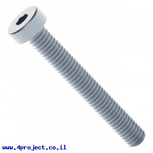 בורג אלן נמוך M4x30mm - חבילה של 25